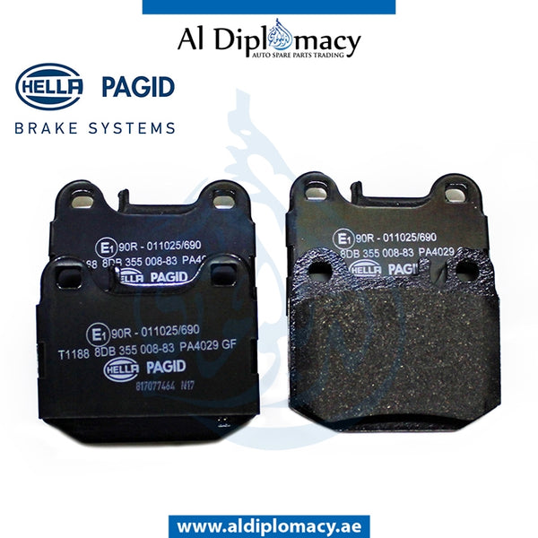 Rear BRAKE Pad, 8DB 355.008-831 for Mercedes-Benz M Class W163 (1998-2005) models, Part Number H-1634201120